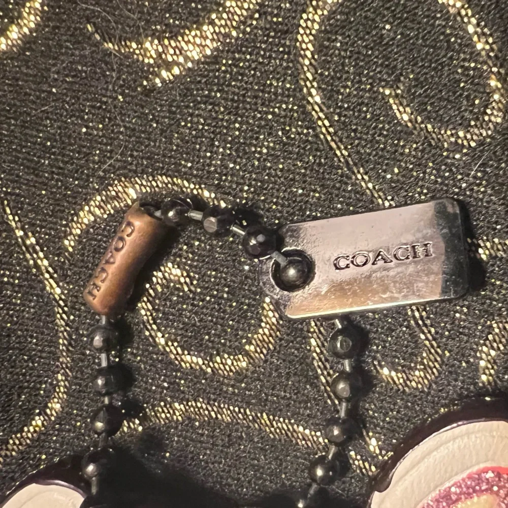 Coach unique keychain